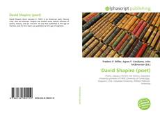 Couverture de David Shapiro (poet)