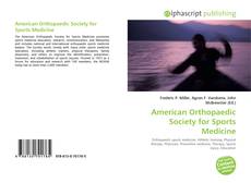 Buchcover von American Orthopaedic Society for Sports Medicine