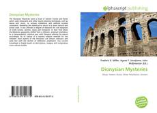 Bookcover of Dionysian Mysteries