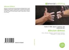 Bookcover of Altruism (Ethics)