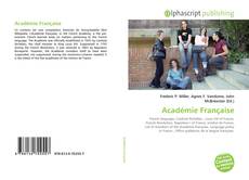 Borítókép a  Académie Française - hoz