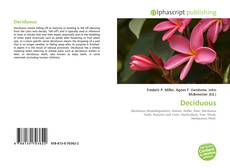 Bookcover of Deciduous