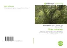 Portada del libro de Abies balsamea