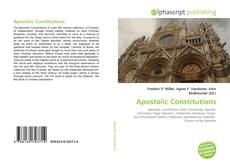 Bookcover of Apostolic Constitutions
