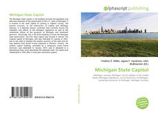 Bookcover of Michigan State Capitol