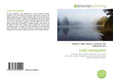 Bookcover of Lotic ecosystem