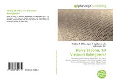 Bookcover of Henry St John, 1st Viscount Bolingbroke