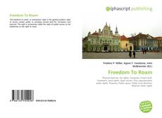 Buchcover von Freedom To Roam