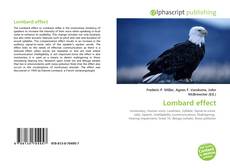 Buchcover von Lombard effect