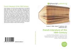 Buchcover von French Literature of the 18th Century