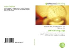 Bookcover of Extinct language