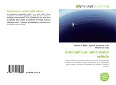 Buchcover von Autonomous underwater vehicle
