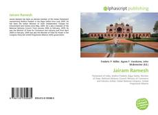 Copertina di Jairam Ramesh