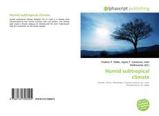 Copertina di Humid subtropical climate