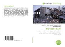 Buchcover von Hurricane Carol