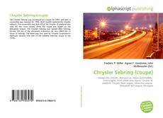 Buchcover von Chrysler Sebring (coupe)