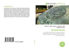 Buchcover von Armed forces