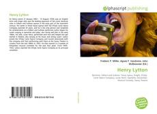 Portada del libro de Henry Lytton