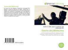 Portada del libro de Guerre des Malouines