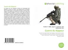 Portada del libro de Guerre du Kippour