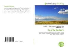 Bookcover of County Durham