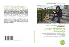 Buchcover von Methods of Obtaining Knowledge
