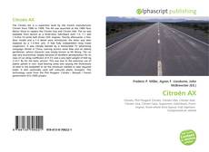 Bookcover of Citroën AX