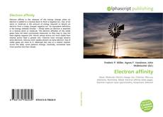 Buchcover von Electron affinity