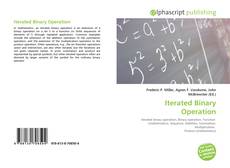 Bookcover of Iterated Binary Operation