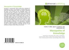 Bookcover of Monopolies of Knowledge