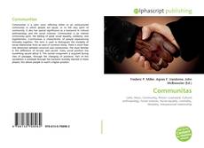 Bookcover of Communitas