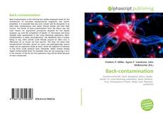 Copertina di Back-contamination