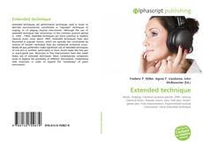 Borítókép a  Extended technique - hoz