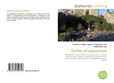 Borítókép a  Center of population - hoz