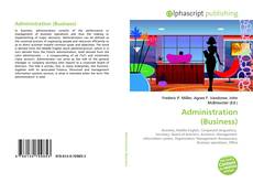 Portada del libro de Administration (Business)