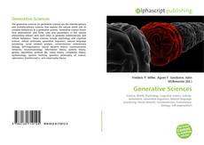 Portada del libro de Generative Sciences