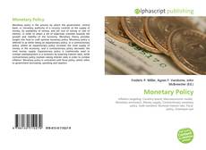 Borítókép a  Monetary Policy - hoz