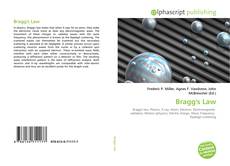 Copertina di Bragg's Law