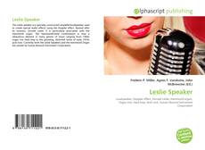 Обложка Leslie Speaker