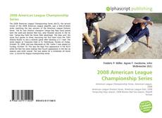 2008 American League Championship Series的封面