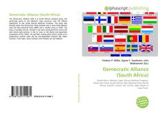 Democratic Alliance (South Africa) kitap kapağı