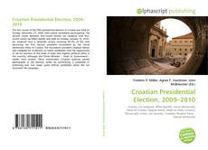 Croatian Presidential Election, 2009–2010 kitap kapağı