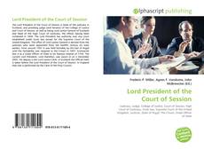 Couverture de Lord President of the Court of Session