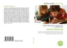 Borítókép a  Lexical Similarity - hoz