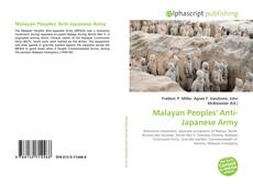 Couverture de Malayan Peoples' Anti-Japanese Army