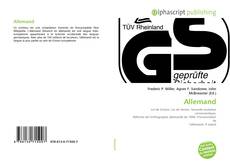 Borítókép a  Allemand - hoz