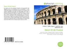 Обложка Henri III de France