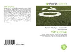 96th Grey Cup的封面