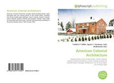 American Colonial Architecture的封面