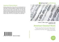 Couverture de American Classical Music